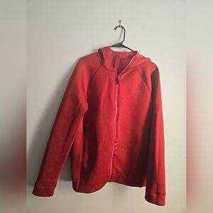 The North Face Upholder Hoodie Jacket Men Size Medium Full Zip Red Zip Pockets